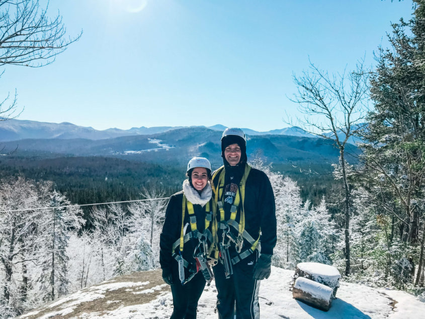 ZIP LINING IN LAKE PLACID, NY